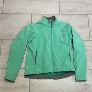 The North Face Mint Green Softshell Jacket